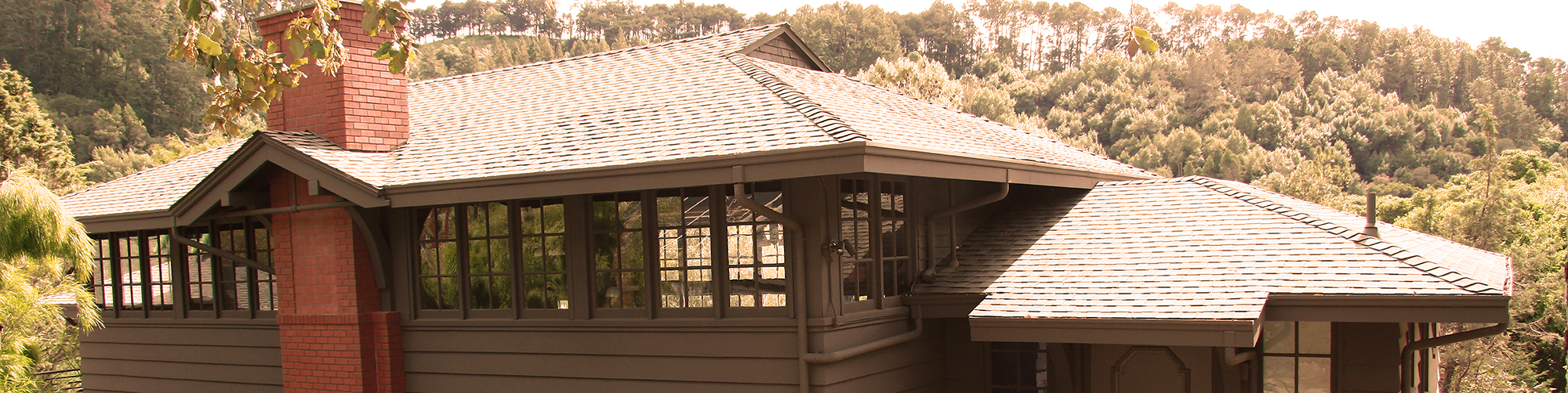 Julia Morgan Hall with hillside