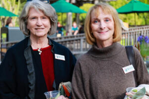 Garden Advisory Board Members Sue Hickman (left) and Nadean Lindberg